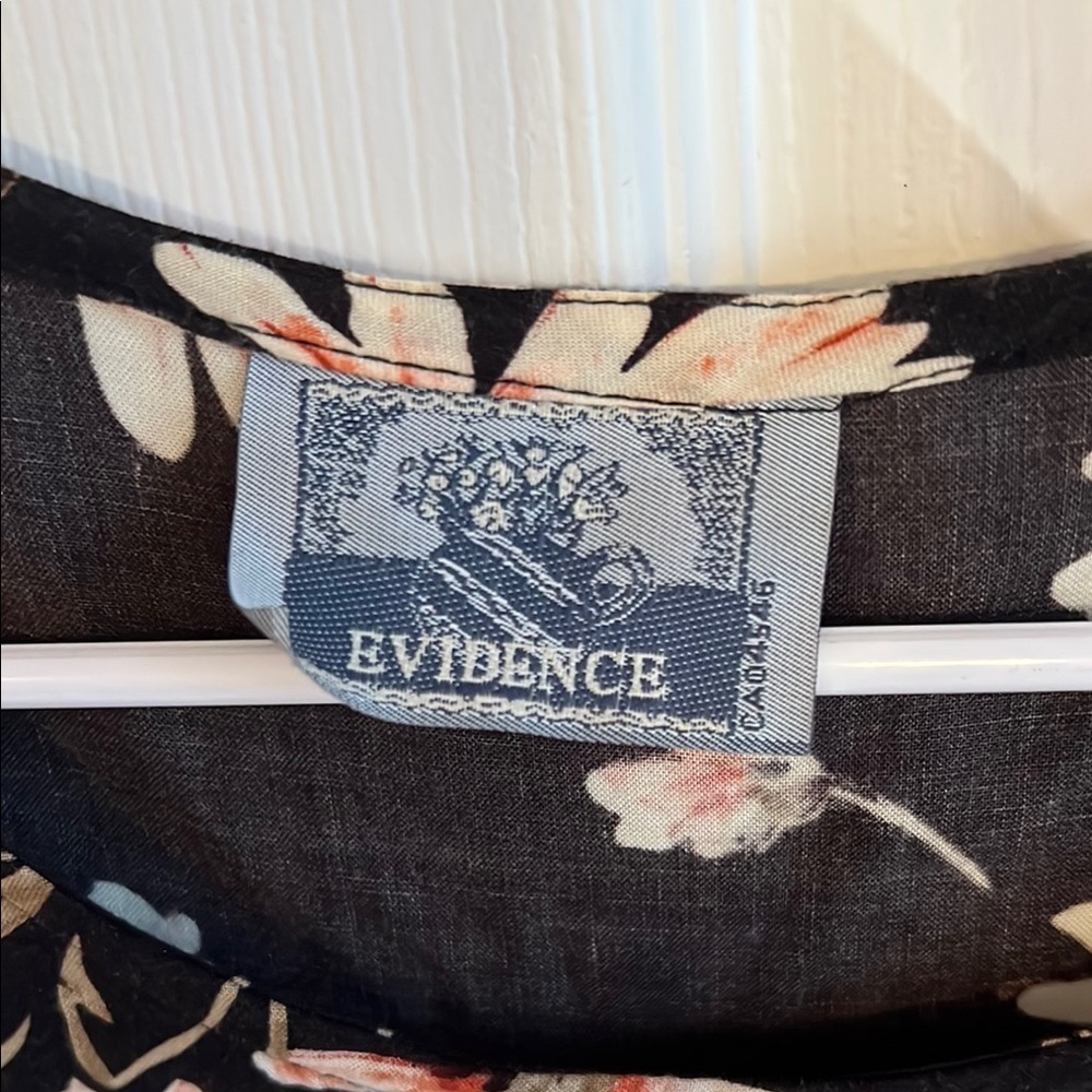 Vintage Evidence Floral Black Dress - Picture 3 of 5
